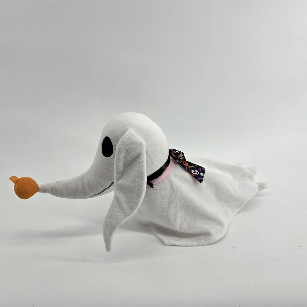 Build A Bear ZERO Nightmare Before Christmas Halloween Jacks Dog ghost Plush